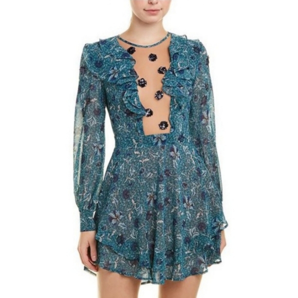 🍒NWT🍒 FOR LOVE & LEMONS COCKTAIL DRESS - Picture 1 of 6